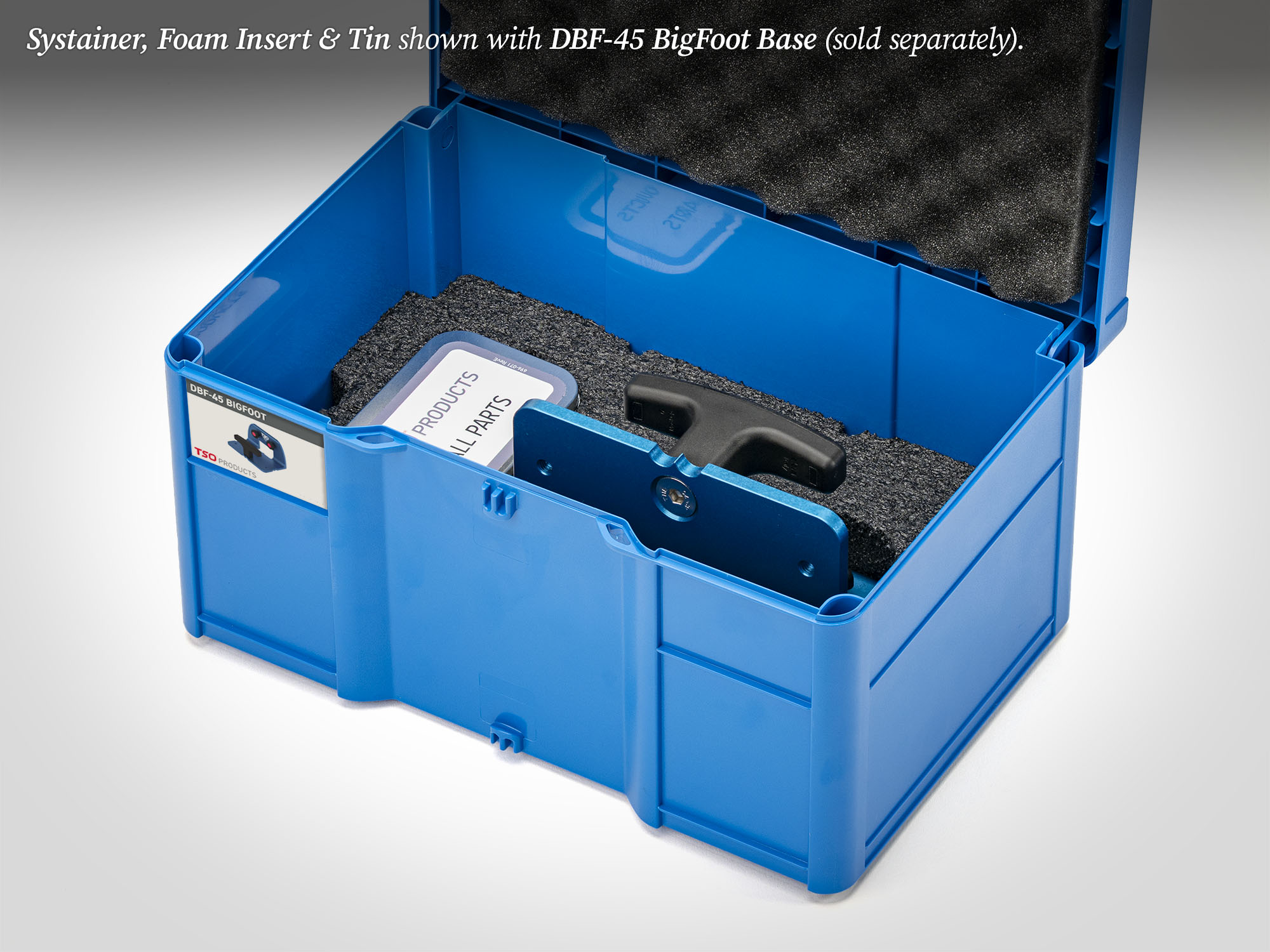 TSO Products Systainer³ S 147 with Foam Insert for DBF-45 BigFoot
