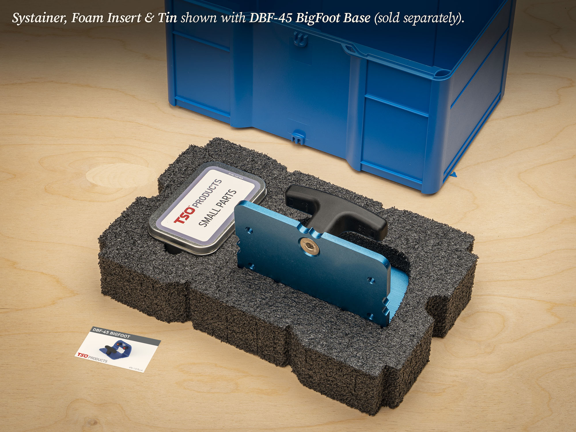 TSO Products Systainer³ S 147 with Foam Insert for DBF-45 BigFoot