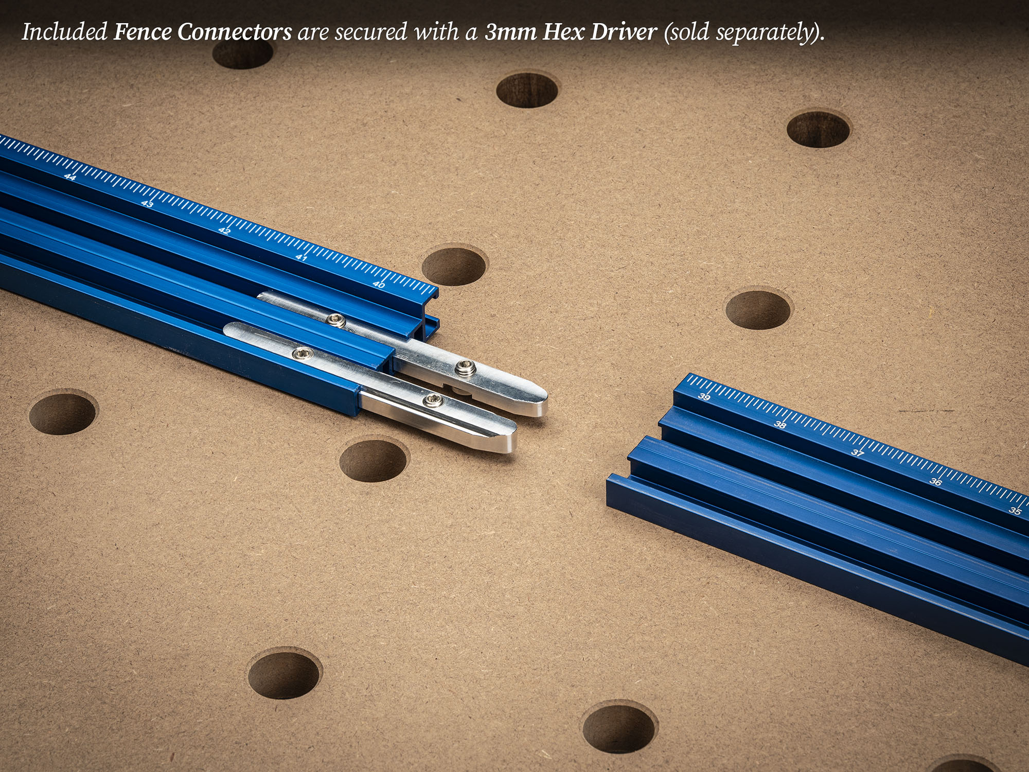 1,000 mm Fence Extension for 1,200mm Multifunction Workbench Fence