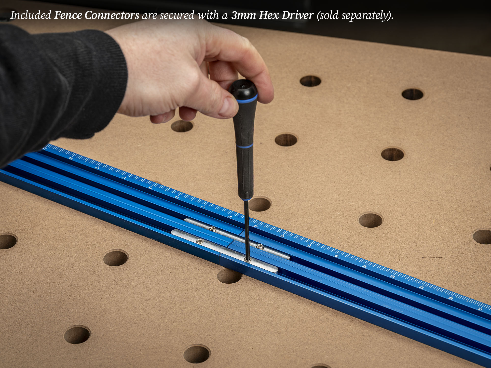 1,000 mm Fence Extension for 1,200mm Multifunction Workbench Fence