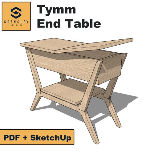 Tymm End Table - Plans | Made by Spencley Design Co.