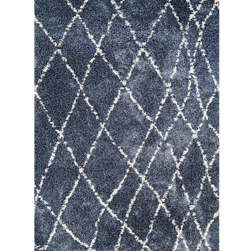 Blue Snow Whistler Indoor Rug