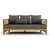 Spirals Teak 3-Seater Sofa