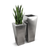 Stainless Steel Tapered Planter - Satin Finish