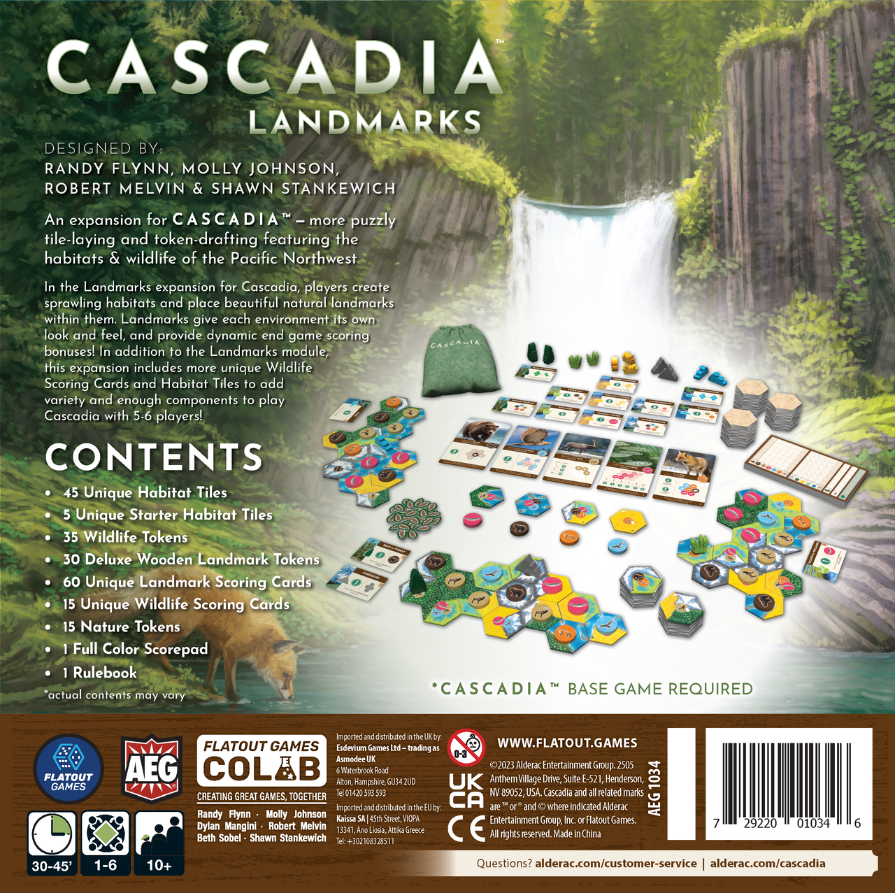 Cascadia: Landmarks - Alderac Entertainment Group Online Store