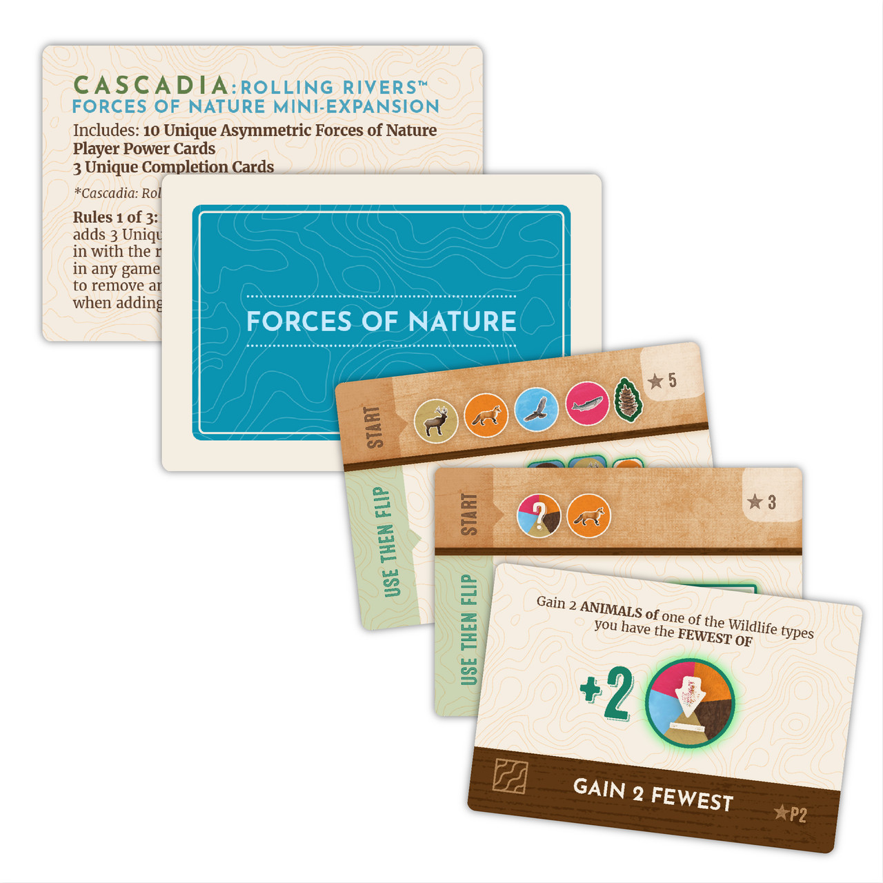 Cascadia: Rolling Rivers Forces of Nature Micro Expansion