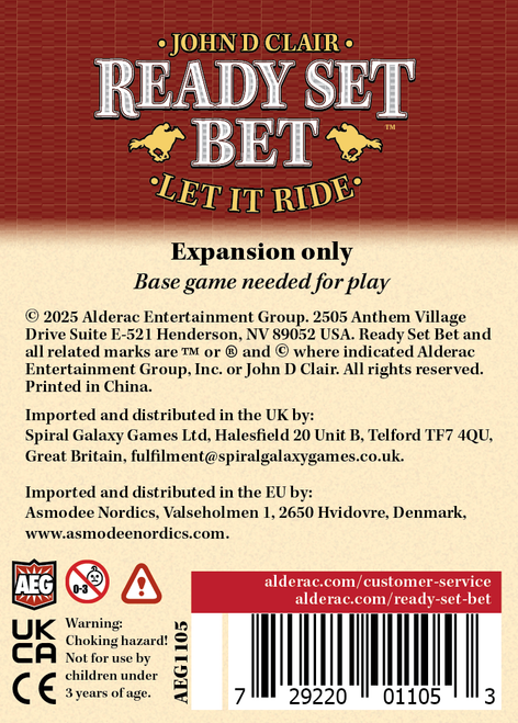 Ready Set Bet: Let It Ride Expansion (Retail)