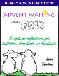 [Advent & Christmas eResources] Advent Waiting...with the Flock (eResource): Cartoons and Reflections for bulletins, Facebook, or handouts