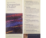 Why Do We Sing Gregorian Chant? (single) (card)