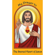 Prayer Card - Sacred Heart of Jesus (card)