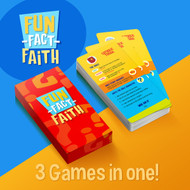 Fun Fact Faith Game Cards (Cards): Three Catholic Games in One!