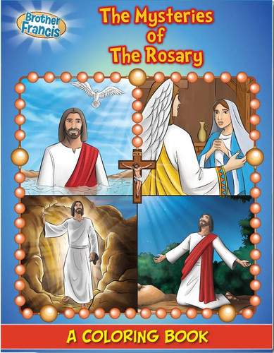 The Mysteries of the Rosary: An Adult Coloring Book