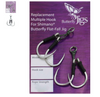 BUTTERFLY FLAT FALL JIGS SPARE HOOKS 7/0