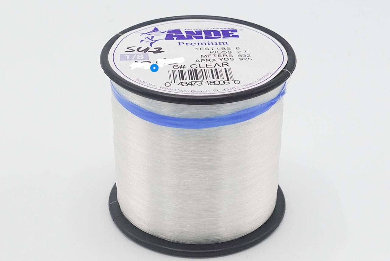 ANDE NYLON 1/8# - 6# TEST COLOR