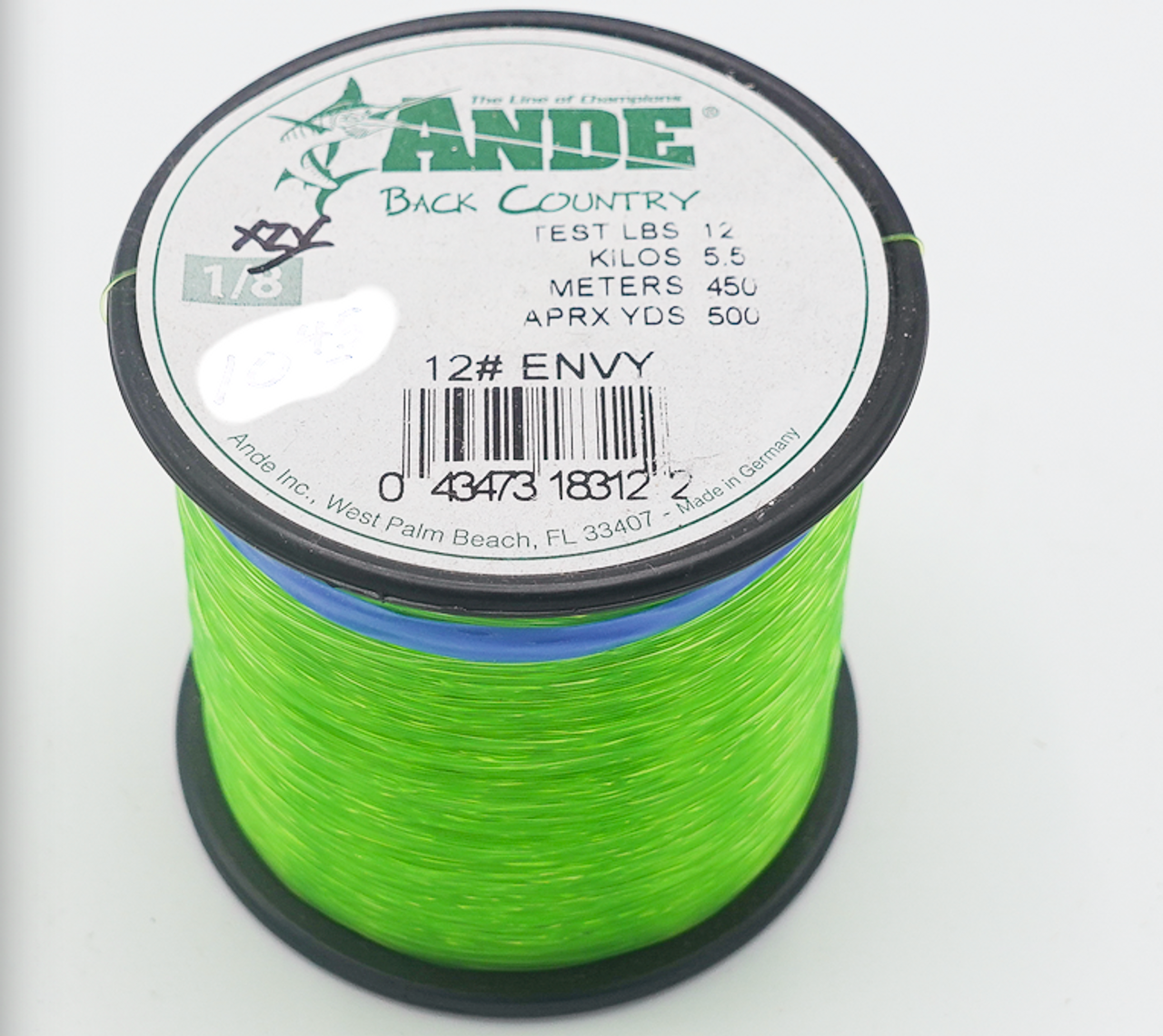 ANDE NYLON 1/8# - 12# TEST COLOR