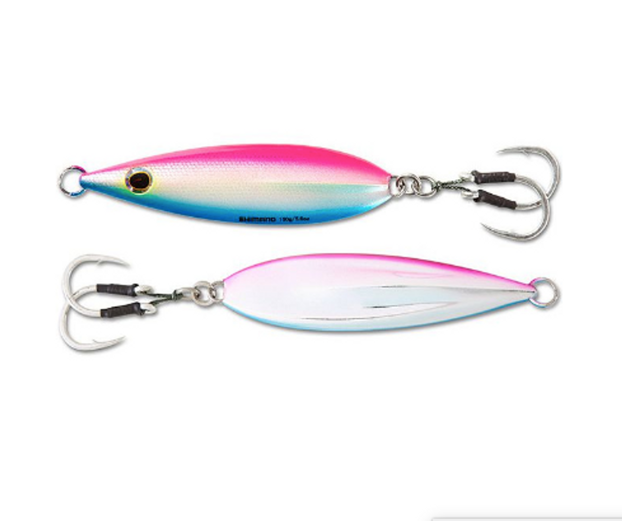 BUTTERFLY JIGS FLAT-FALL JIG 160 g. (5 1/2oz.) PINK BLUE