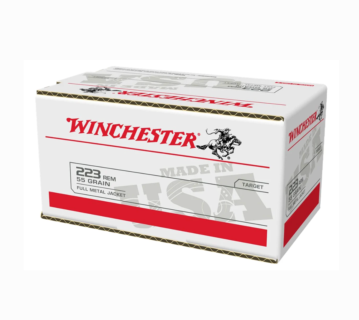 Winchester USA 223 Rem 55GR FMJ