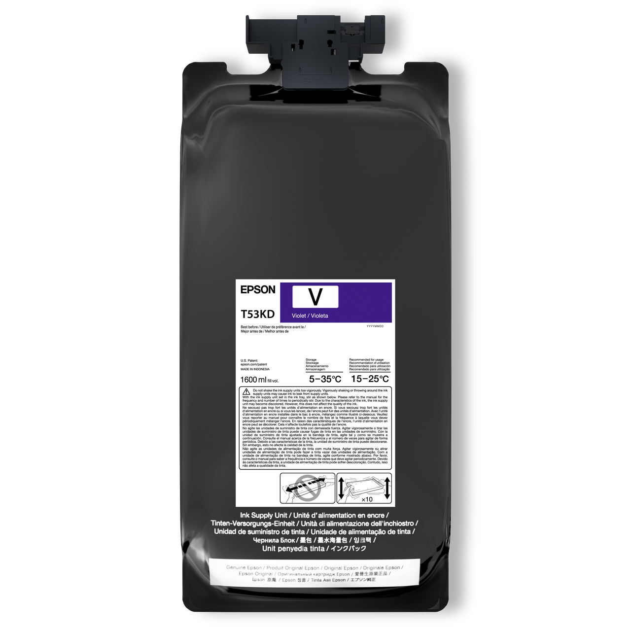 Epson T53K, 2 x 1,600 mL Violet UltraChrome DS Ink Packs