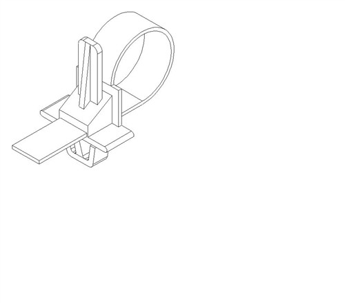 CABLE TIE, ADJUSTABLE, SNAP FI