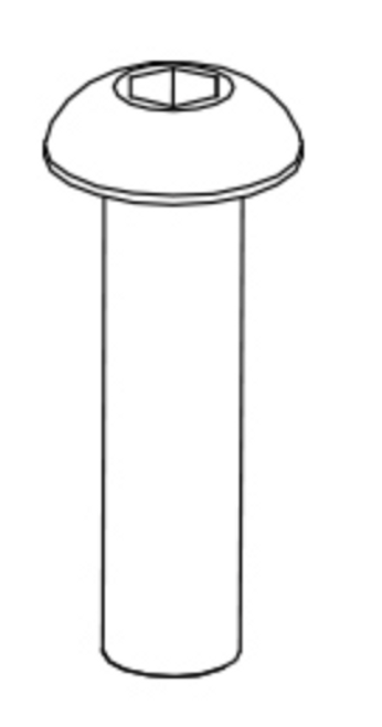 Screw, Button Head Cap, M4 x 0.7 x 16mm LG Screw, Button Head Cap, M4 x 0.7 x 16mm LG