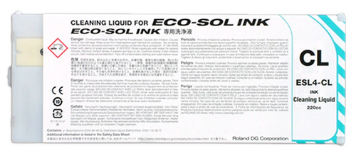 ECO-SOL MAX2 INK 220CC CLEANING CARTRIDGE ECO-SOL MAX2 INK 220CC CLEANING CARTRIDGE