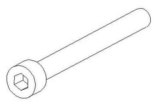 SCREW, SKT HD CAP, M5 X .8 X 60MM