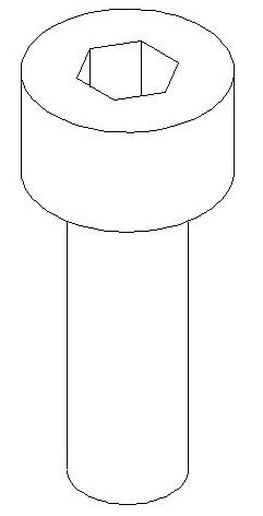 SCREW, SKT HD CAP, M6 X 1, 12M