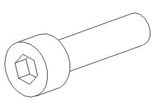 SCREW, SOCKET HEAD CAP, M5