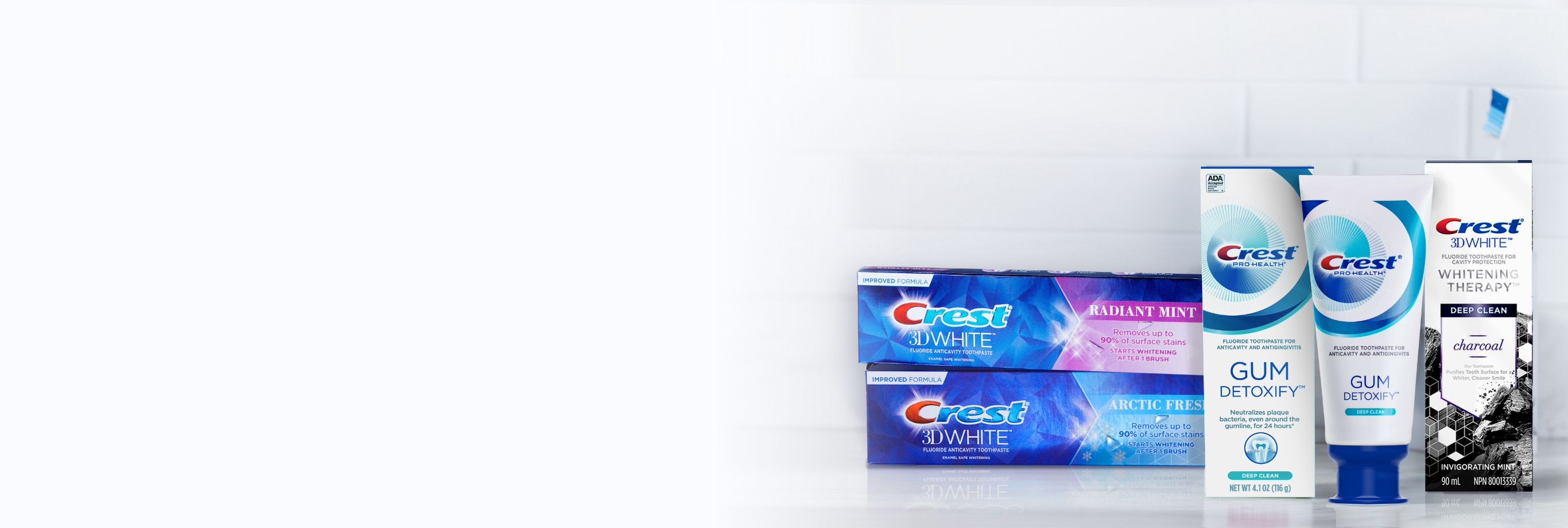 crest toothpaste products