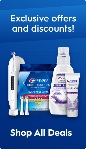 Crest Toothpaste, Mouthwash and 3DWhitestrips Coupons