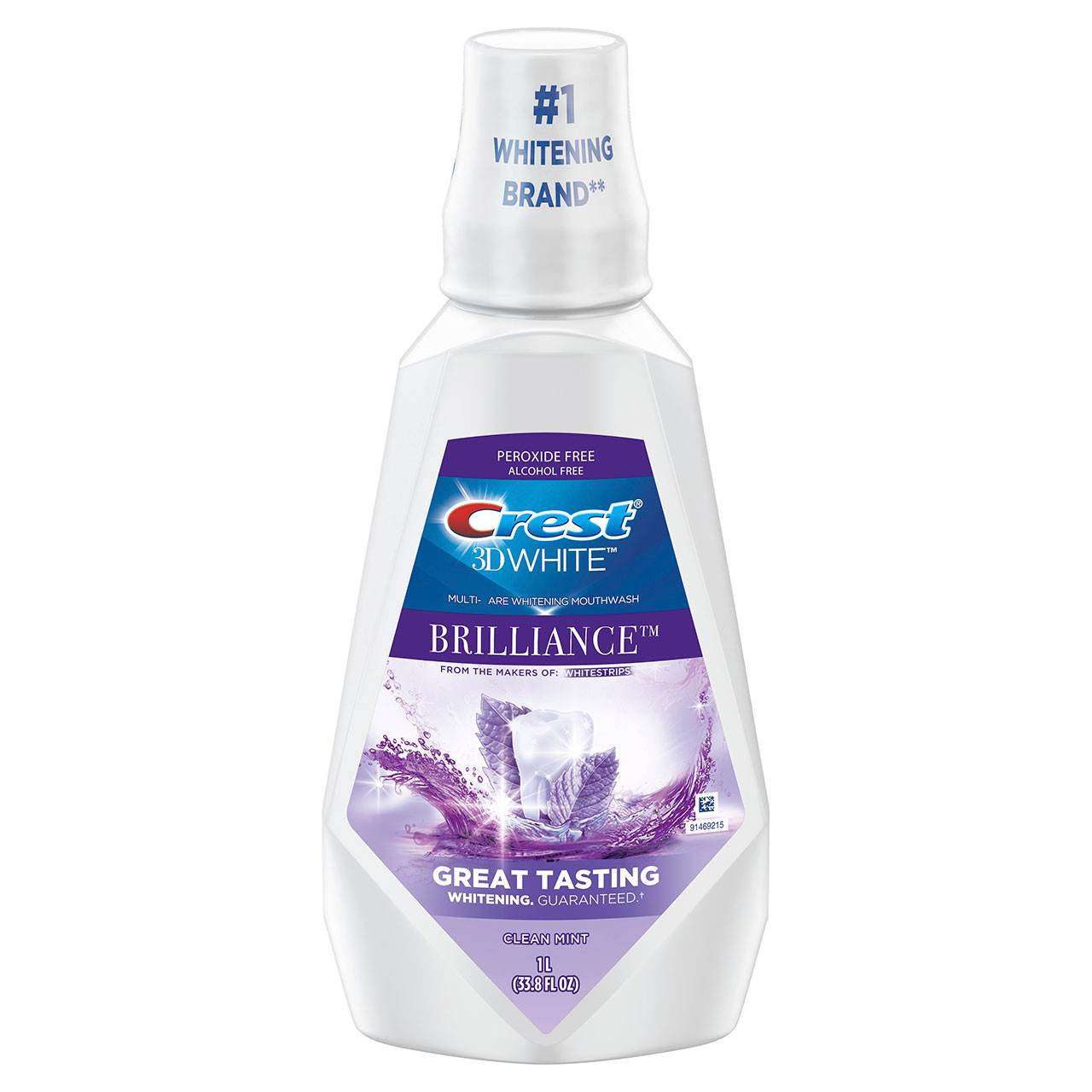 3D White Brilliance Mouthwash | Crest US