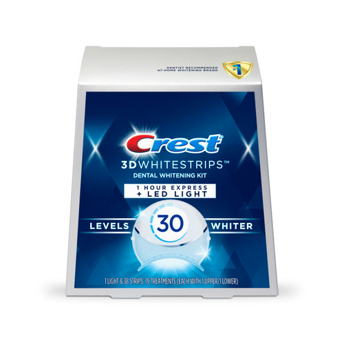 Crest 3DWhitestrips 1 Hour Express + LED Light