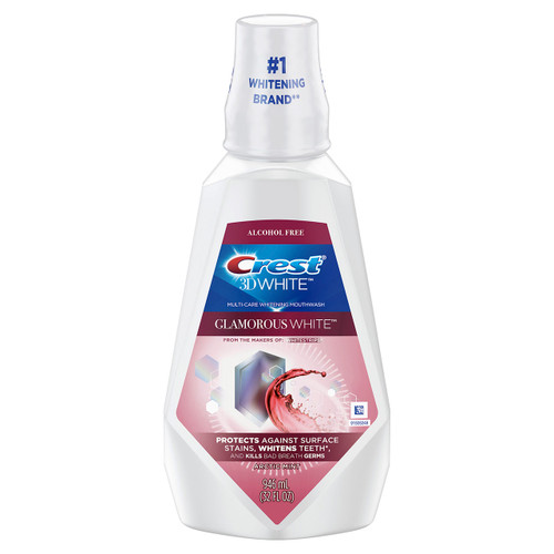 Crest 3D White Glamorous White Multi-Care Whitening Mouthwash