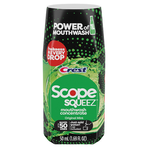 Crest Scope Squeez Concentrated Mouthwash, Original Mint