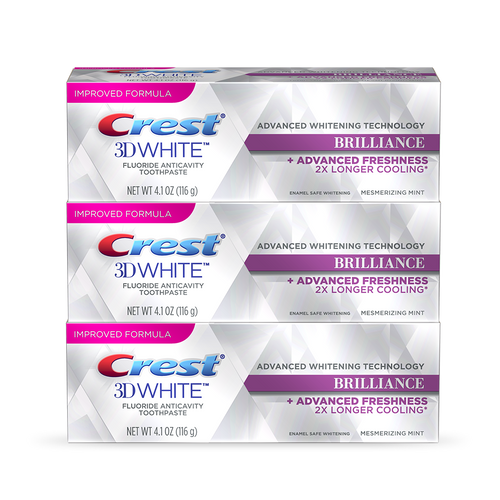 3d white brilliance mesmerizing mint toothpaste