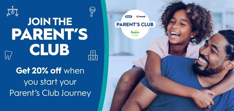 Get 20% off when you start you Parent's Club Journey