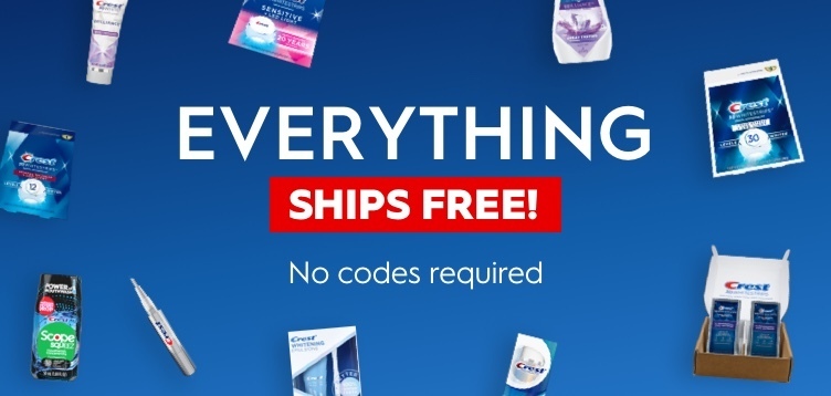 Everything Ships Free! No codes required.