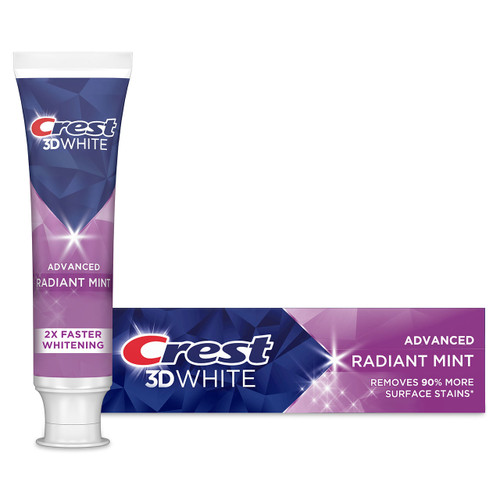 3D White Radiant Mint Whitening Toothpaste | Crest US