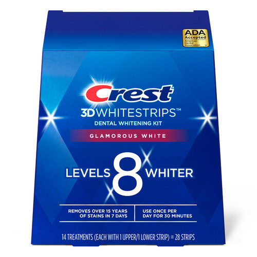 Crest 3DWhitestrips Glamorous White