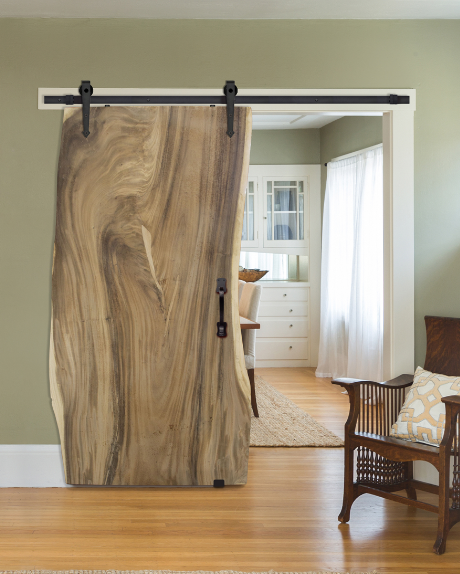 Live Edge Wood Door Hover