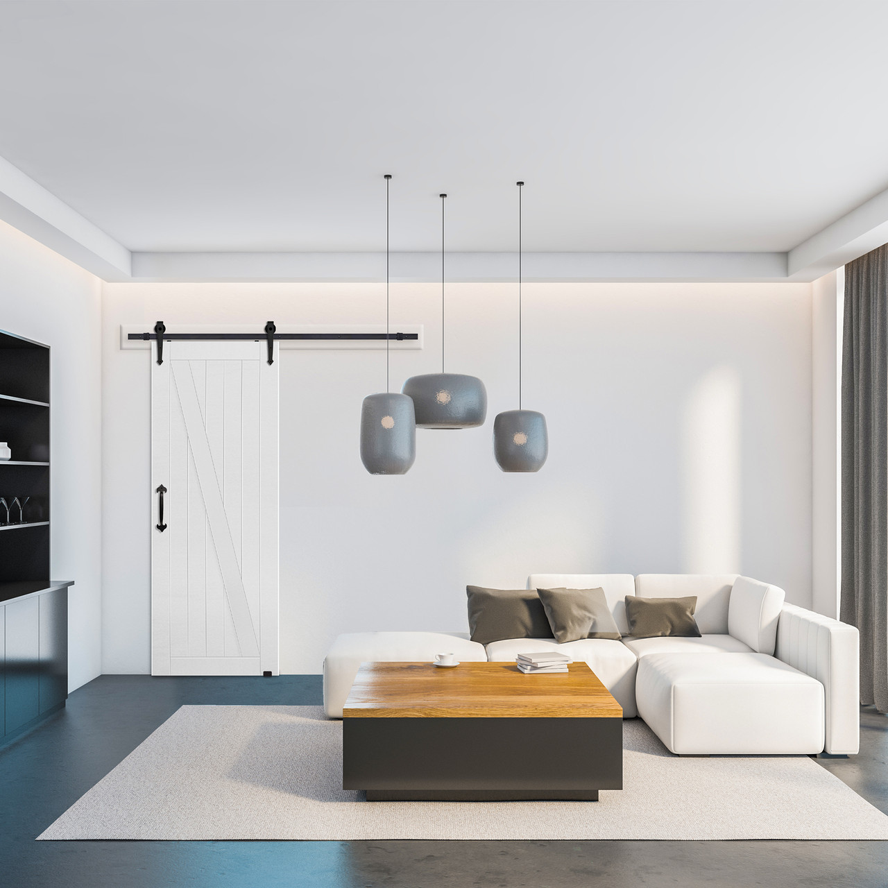 Z MDF Barn Door - BarnDoorz