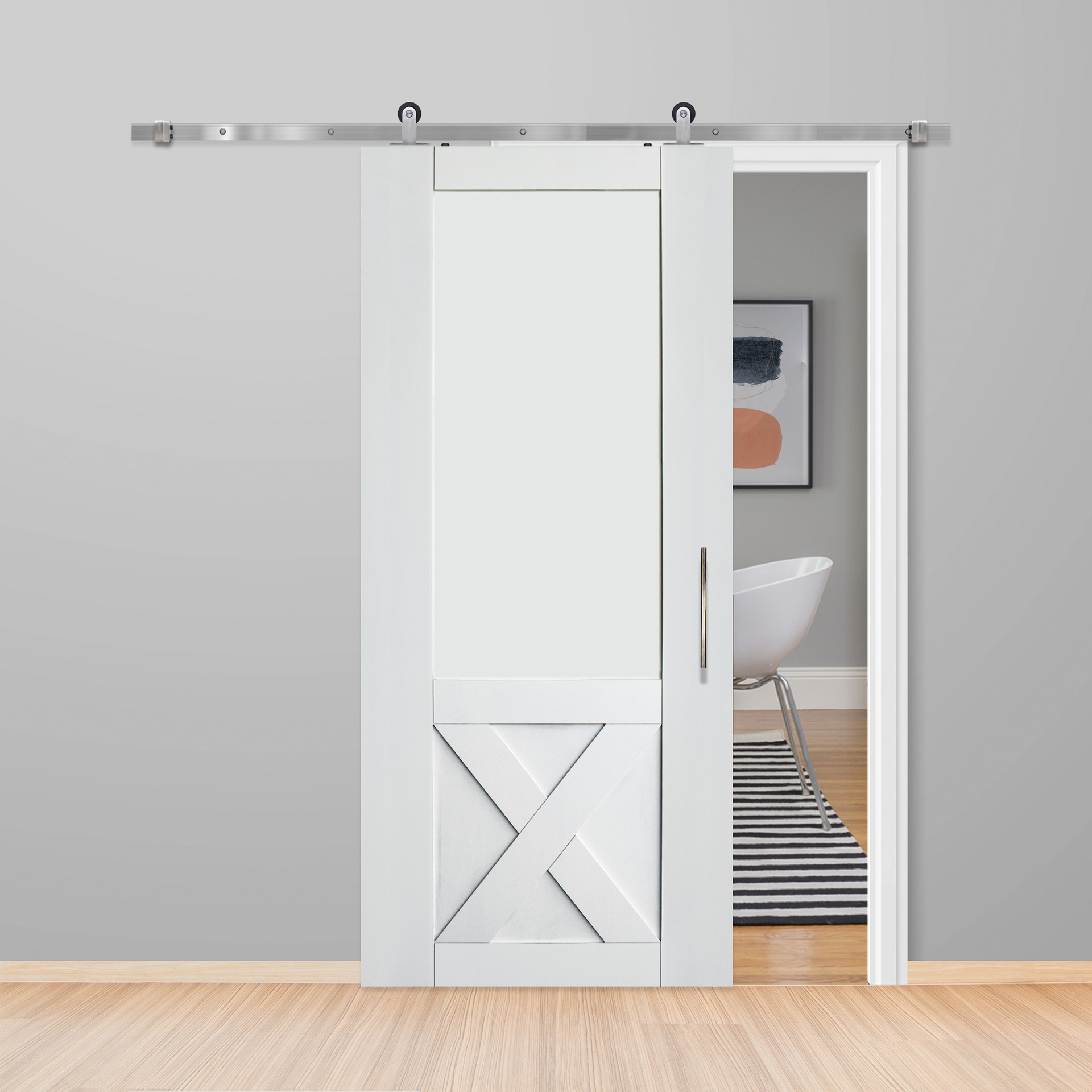 Half X Barn Door - BarnDoorz