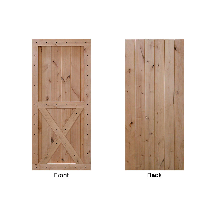 X Two Panel Barn Door
