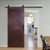 Reverse design barncraft double z barn door