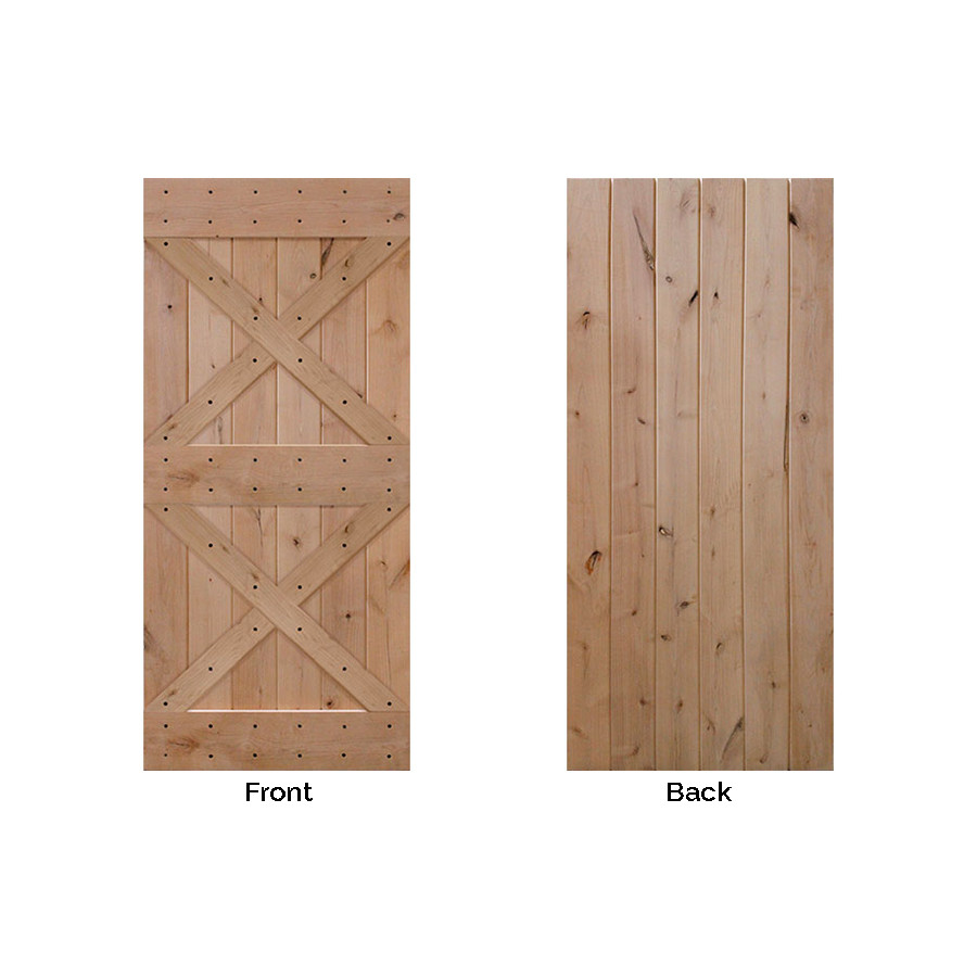 Double X Barn Door
