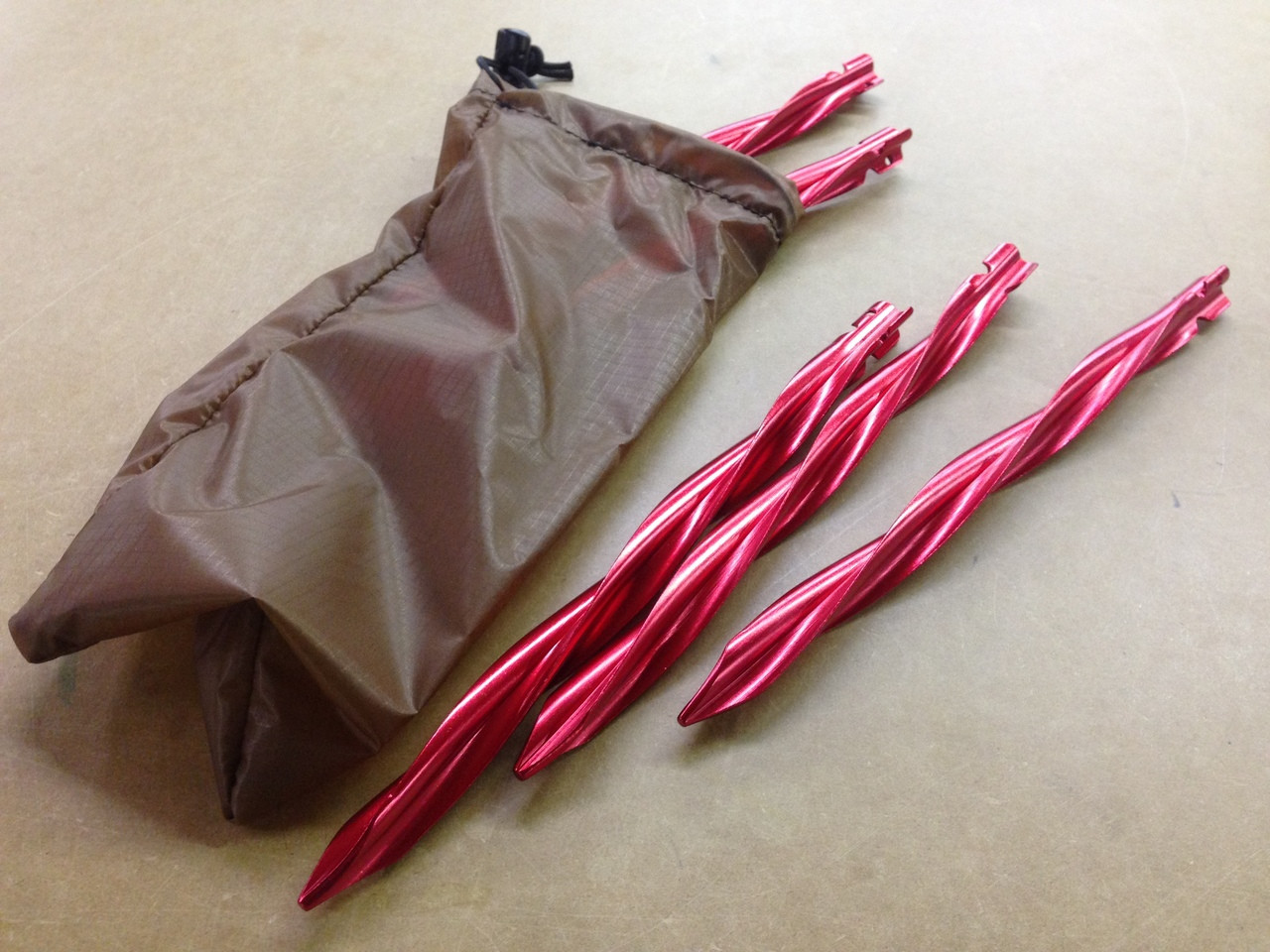 Twisted Aluminum Stakes Seek Outside - Main Image