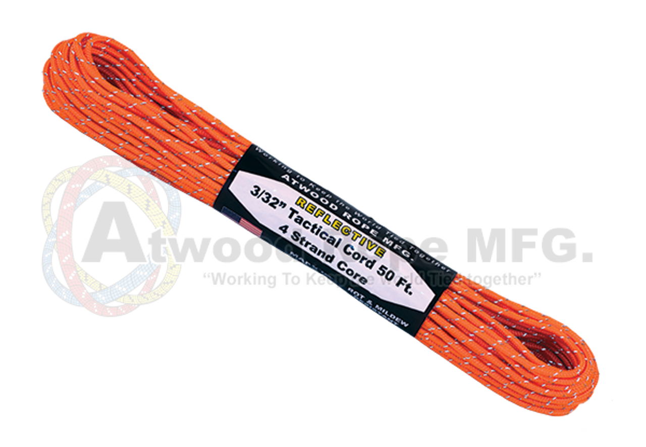  Neon Orange 25 Ft Art and Craft Rope Cord : Sports