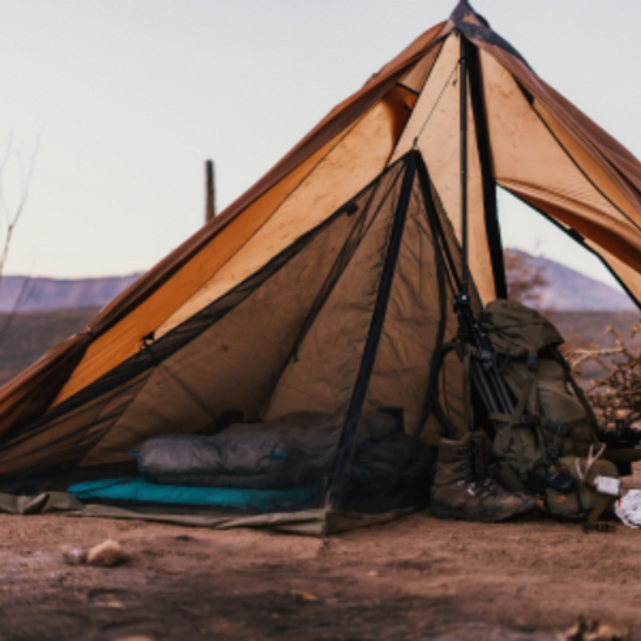 【Seek Outside】4Person Tipi Cimarron 4 person Pyramid Mid Tent