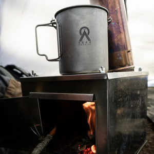 Camp Mug, Wood Handle