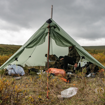 Twilight Hot Tent With Large Stove and Floor/ Liner